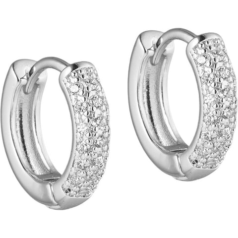 Rubin Earring Gold & Silver