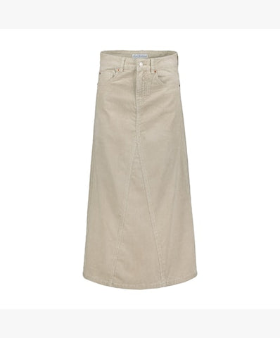 Aline Skirt 10W Cord Nederdel Stone