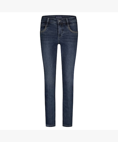 Sissy Grey/Blue Denim Embroidery