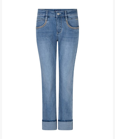 Kate Denim Embroid Pocket Stoneused