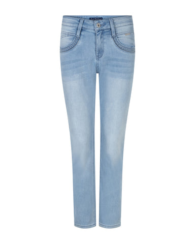Sissy & Embroid Bleach Jeans