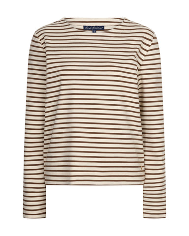 Terry Stripe Blouse Creme/Praline