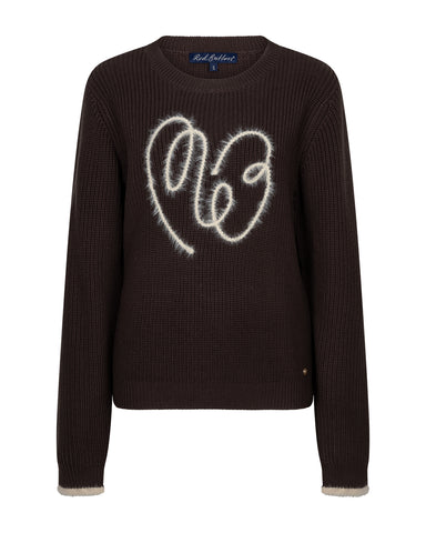 Sweater Ribbon Logo Espresso