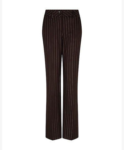 Bibette Punta Pinstripe Pants Espresso