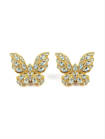 Button Cover Butterfly Big 2 Pcs