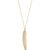 Feather Necklace Gold & Silver