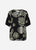 WA-Medine 2 Blouse Black W Green