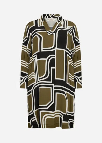 WA-Natalie # Dress Green Mix