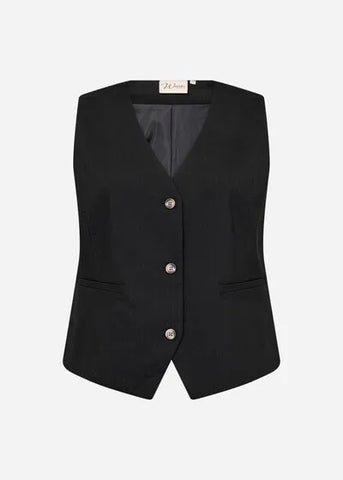WA-SINDI Waistcoat Black