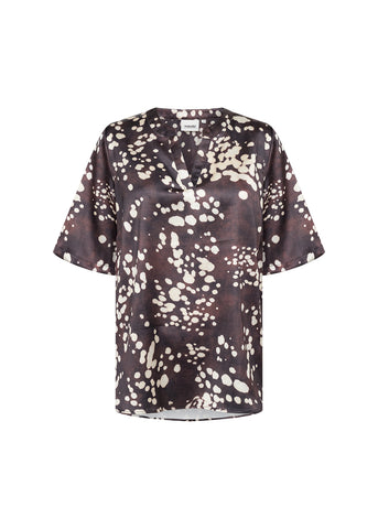 WA-Jovina 1 Blouse Chocolate Mix