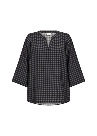 WA-Juta AOP 4 Blouse Grey