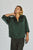WBLDagmar 3/4 Sateen Top Deeo Forest Green
