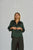 WBLDagmar 3/4 Sateen Top Deeo Forest Green
