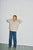 WBLLiza LS Rib Zip Pullover Japanese Pearl Melange