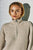 WBLLiza LS Rib Zip Pullover Japanese Pearl Melange