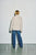 WBLLiza LS Rib Zip Pullover Japanese Pearl Melange