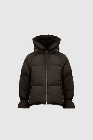 WBLKylie Real Down Jacket Dark Brown