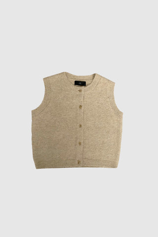 WBLAndrea Waistcoat Frosted Almond