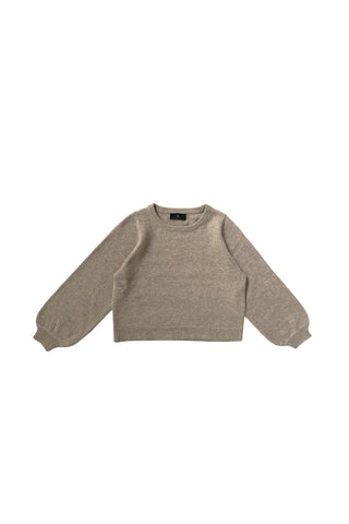 WBLLiza LS Pullover Desert Camel Melange