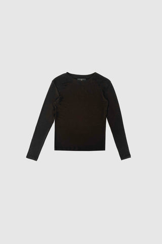 WBLJosefine LS Tee Dark Brown