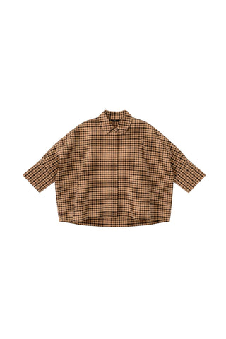 WBLMadison Check Bat Shirt Camel Check