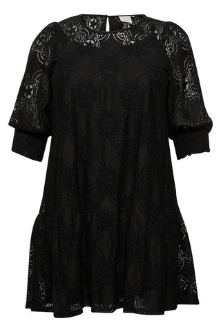 KCbelle Lace Dress Black Deep