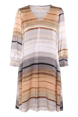 CUIbla Mirjam Short Dress Rust Stribes