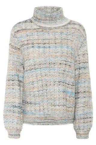 CUMarble Rollneck Gray/Blue Mix