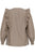 KCJerria blouse Morel/Black Coffee