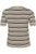 KCLizzy Striped Pullover Black/Feather Grey Stripe