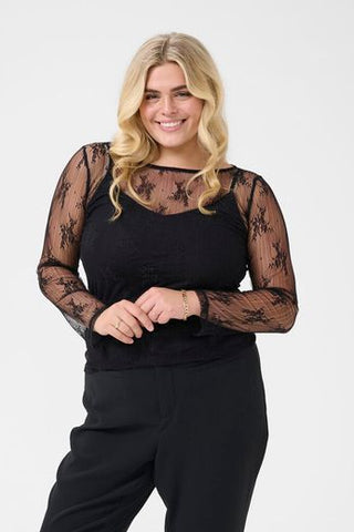 KCPen Lace T-shirt Black