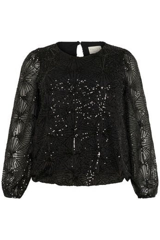 KCMinna Blouse Black Deep