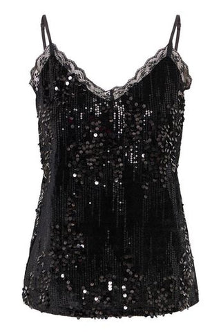 PZMallory Singlet Top Black Beauty