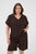 KCmille Wing SL Blouse Black Coffee
