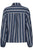 PZVivian Shirt  Blue Brown Stripe