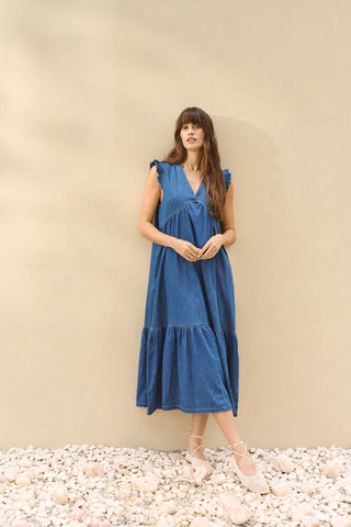 CUBerteline Arpa Dress Dark blue Wash