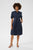 CUAntoinett SS Placket Dress Blue Iris