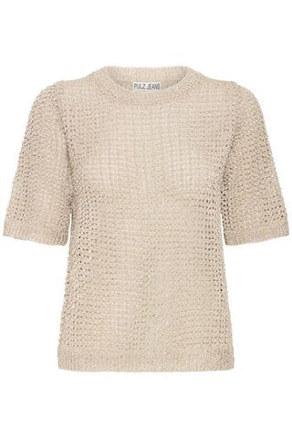 PZValerie SS Pullover Silver
