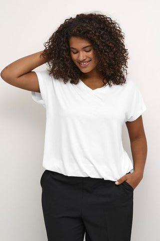 KCJena V-neck T-Shirt Off White
