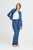 PZChel UHW Bootcut Leg Medium Blue Denim
