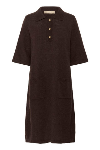 CUAsima Katrina Dress Coffee Bean Melange