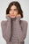 CUAlexandra Jersey Rollneck Bordeaux/White