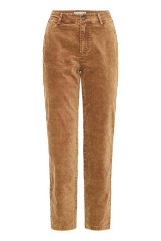 PZFiba HW Pant Skinny Leg Bison - Brown