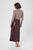 CUAlexandra Jersey Rollneck Bordeaux/White