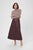 CUAlexandra Jersey Rollneck Bordeaux/White