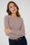 CUAlexandra Jersey LS T-Shirt Bordeaux/White