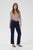 CUAlexandra Jersey LS T-Shirt Bordeaux/White