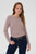CUAlexandra Jersey LS T-Shirt Bordeaux/White
