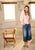 PZAlexi UHW Jeans Wide Leg Medium Blue Denim