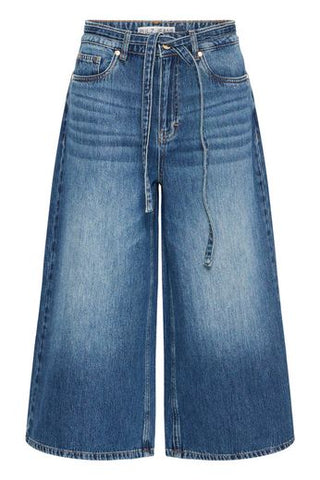 PZAlexi UHW Jeans Wide Leg Medium Blue Denim